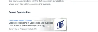 Postdoctoral Researcher in Empirical Microeconomics (m/f/d)